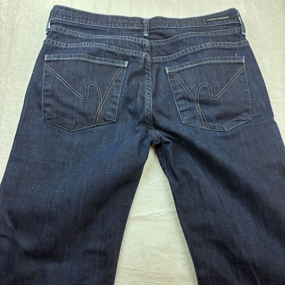 COH Citizens Of Humanity Hutton Wide Leg Dark Wash Flare Jeans - Size 30 - Picture 7 of 16
